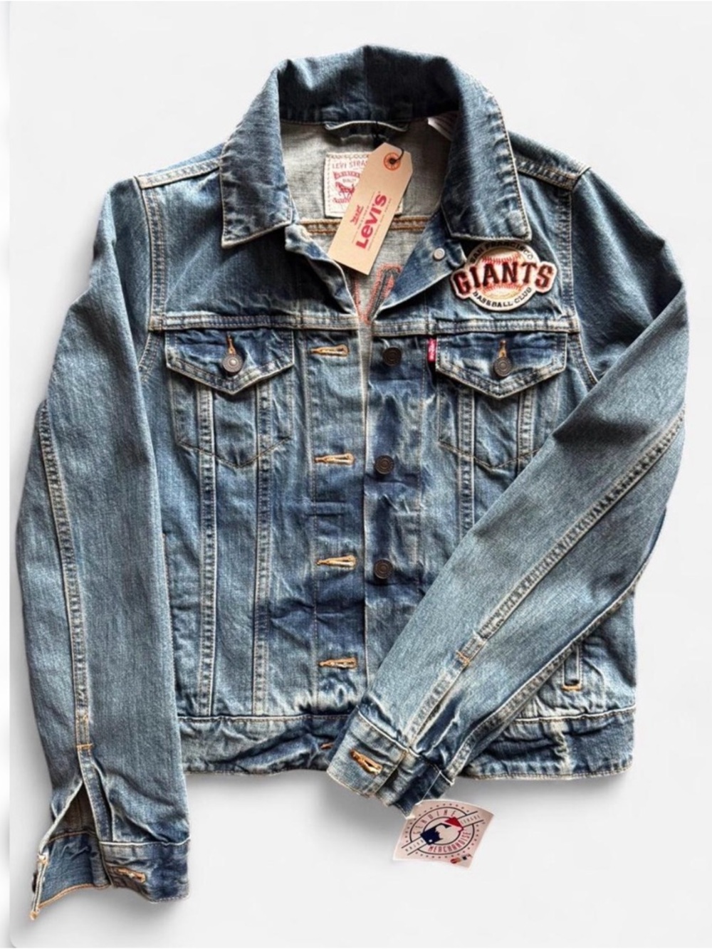 Levi’s Women’s San Francisco Giants MLB Denim Jacket NWT Sz Small